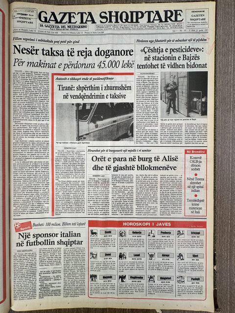 Gazeta Shqiptare 1993-08-22