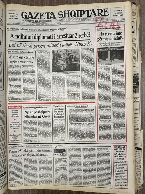 Gazeta Shqiptare 1993-05-28