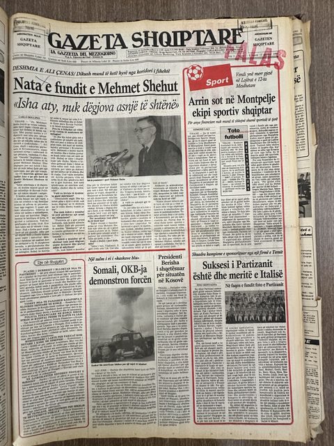 Gazeta Shqiptare 1993-09-15