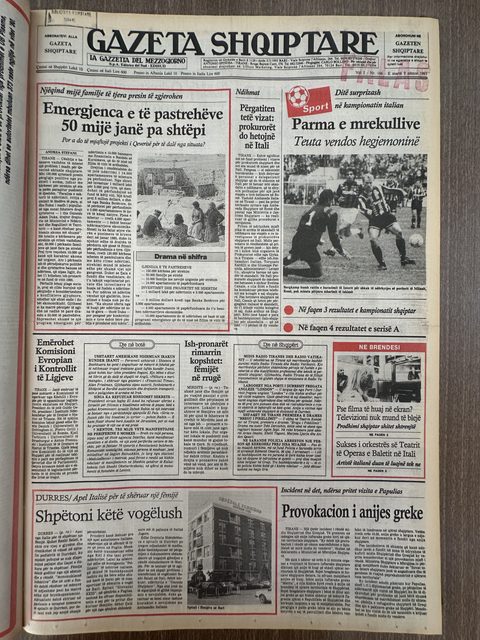 Gazeta Shqiptare 1993-11-09