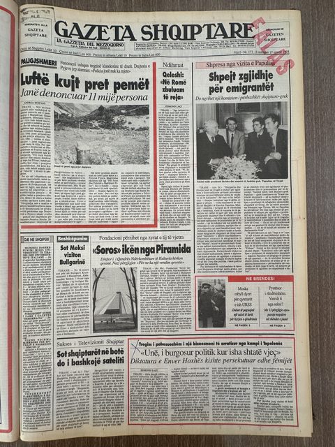 Gazeta Shqiptare 1993-11-17