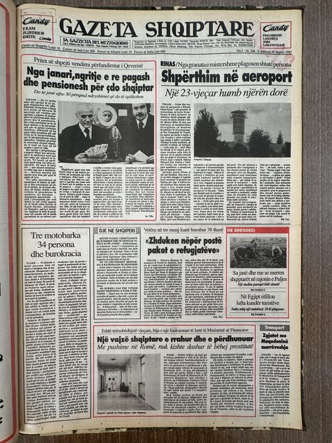 Gazeta Shqiptare 1993-12-29