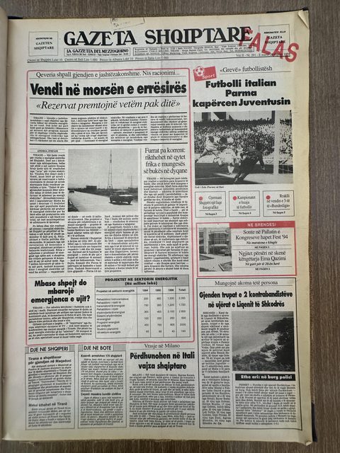 Gazeta Shqiptare 1994-12-20