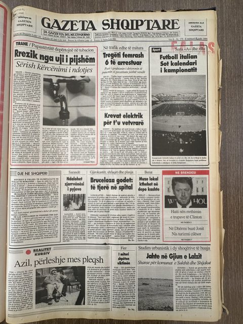 Gazeta Shqiptare 1994-08-03