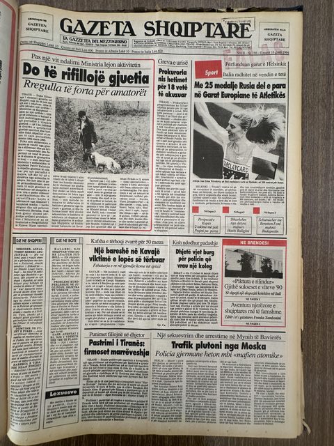 Gazeta Shqiptare 1994-08-16