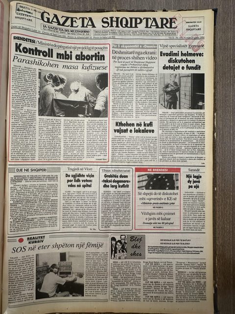 Gazeta Shqiptare 1994-08-25