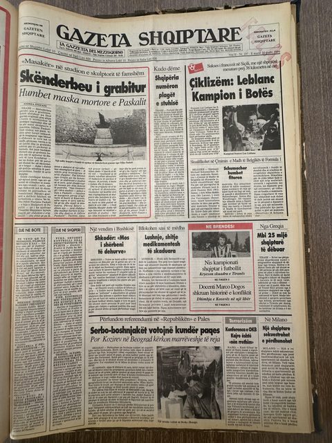 Gazeta Shqiptare 1994-08-30