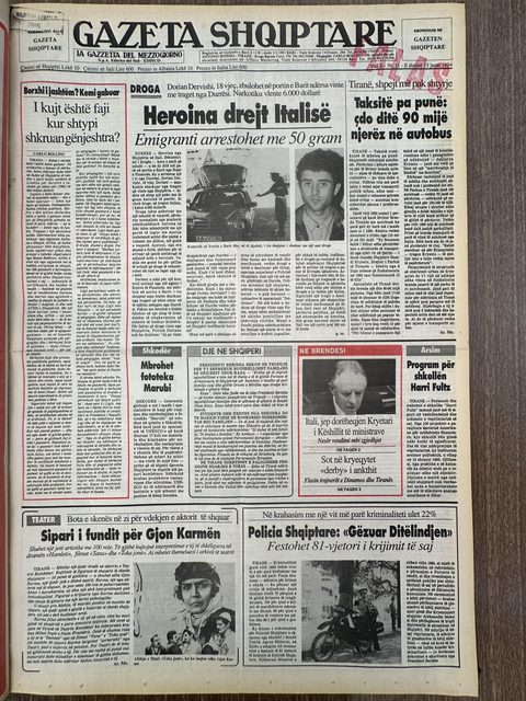Gazeta Shqiptare 1994-01-15