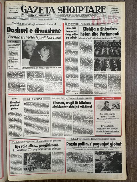 Gazeta Shqiptare 1994-01-22