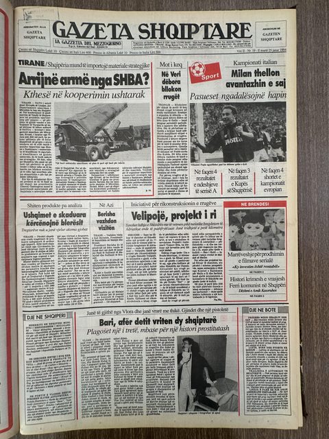 Gazeta Shqiptare 1994-01-25