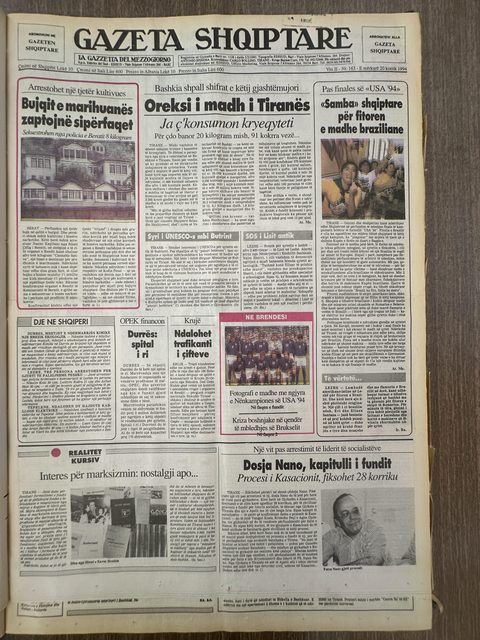 Gazeta Shqiptare 1994-07-20
