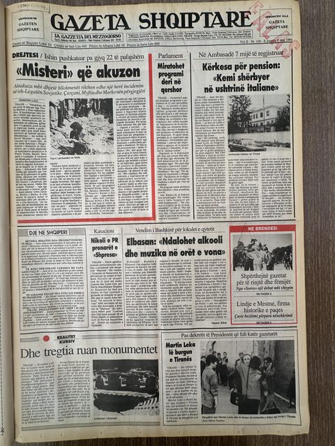 Gazeta Shqiptare 1994-05-06