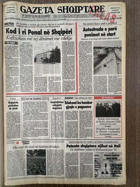 Gazeta Shqiptare 1994-05-07