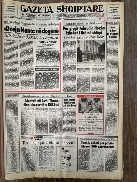 Gazeta Shqiptare 1994-05-28