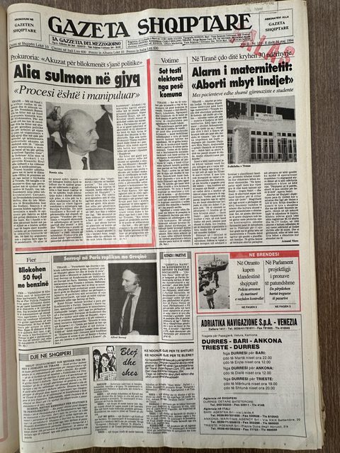 Gazeta Shqiptare 1994-05-29