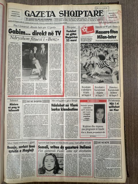 Gazeta Shqiptare 1994-03-22