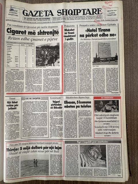 Gazeta Shqiptare 1994-03-25