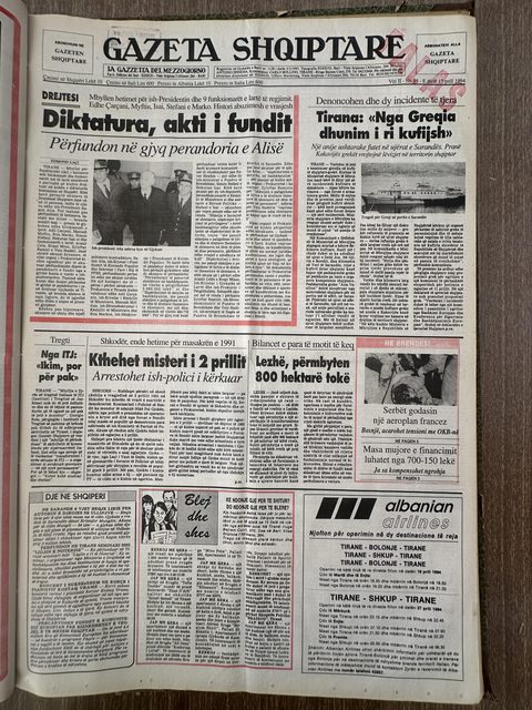 Gazeta Shqiptare 1994-04-17
