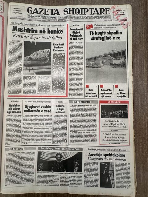 Gazeta Shqiptare 1994-06-07