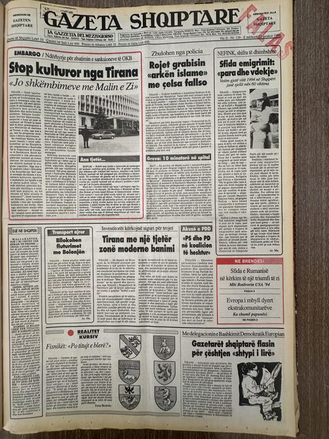 Gazeta Shqiptare 1994-06-22