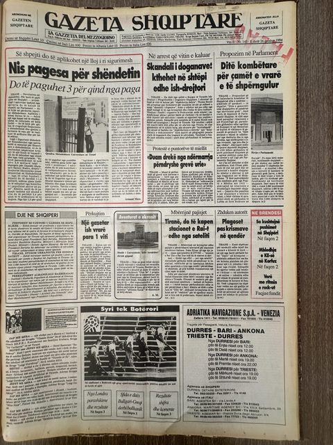 Gazeta Shqiptare 1994-06-26