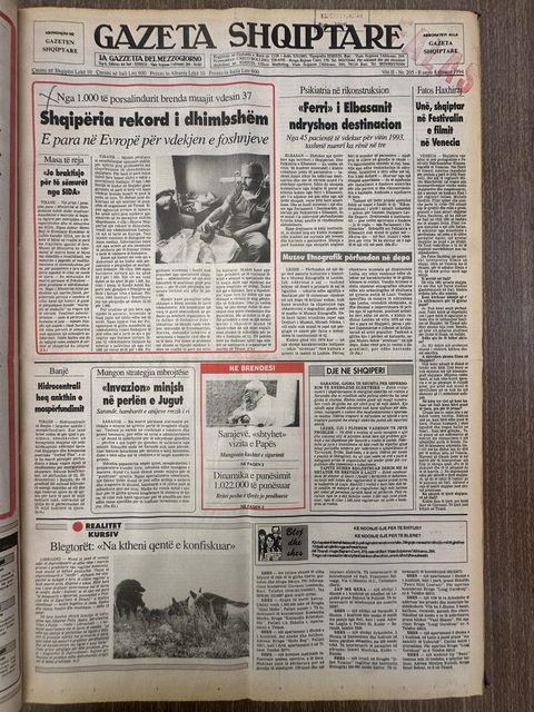 Gazeta Shqiptare 1994-09-08