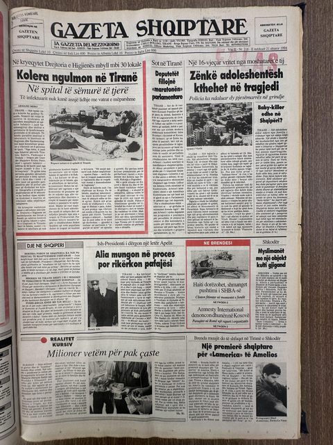 Gazeta Shqiptare 1994-09-21