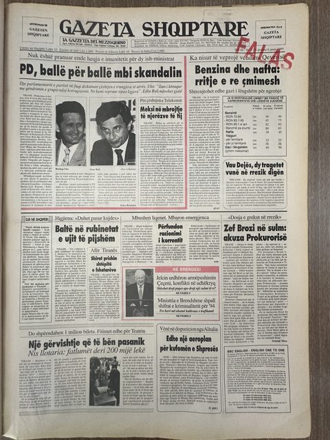 Gazeta Shqiptare 1995-01-06