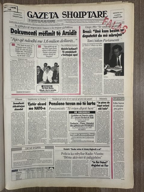 Gazeta Shqiptare 1995-01-26