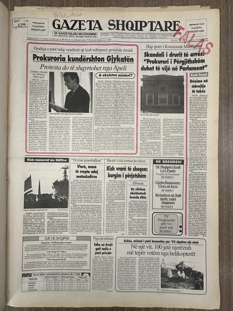 Gazeta Shqiptare 1995-01-27