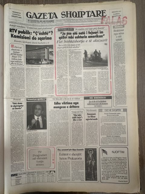 Gazeta Shqiptare 1995-02-01