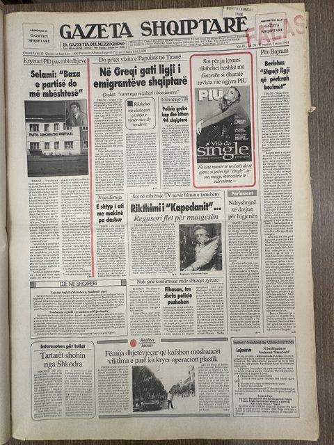 Gazeta Shqiptare 1995-03-03