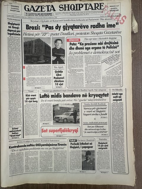 Gazeta Shqiptare 1995-05-20