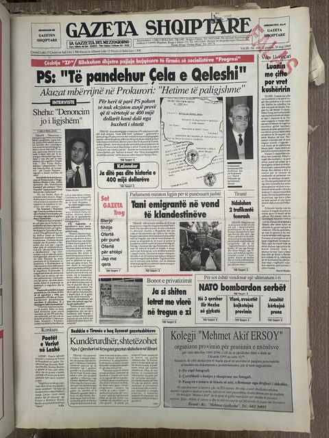 Gazeta Shqiptare 1995-05-26