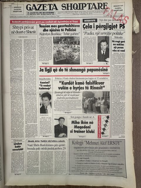 Gazeta Shqiptare 1995-05-27