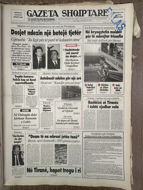 Gazeta Shqiptare 1995-06-06