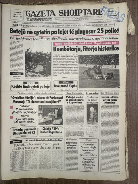 Gazeta Shqiptare 1995-06-08