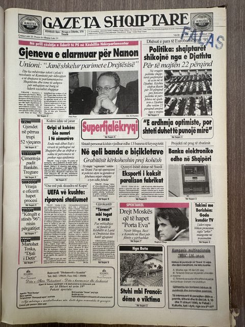 Gazeta Shqiptare 1996-02-09