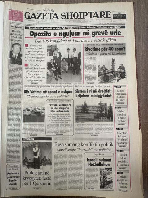 Gazeta Shqiptare 1996-06-01