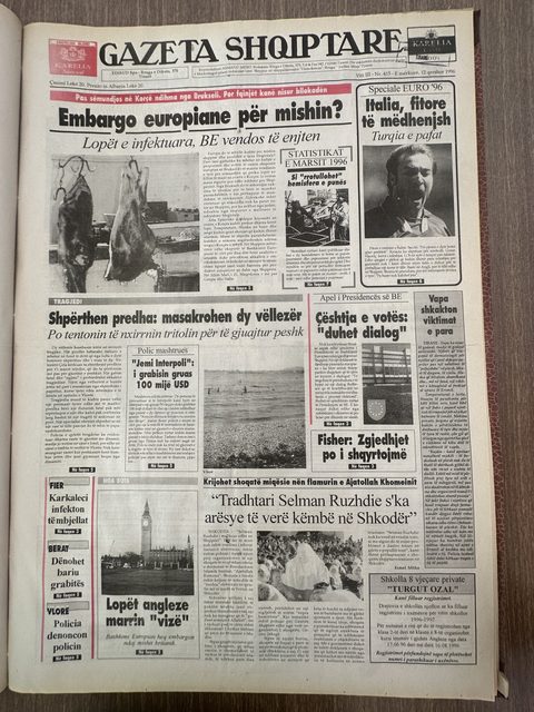 Gazeta Shqiptare 1996-06-12