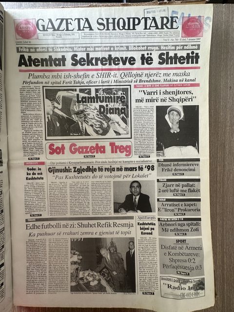 Gazeta Shqiptare 1997-09-07