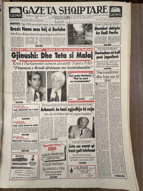 Gazeta Shqiptare 1998-07-03