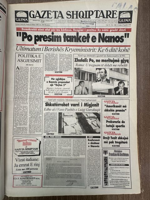 Gazeta Shqiptare 1998-08-27