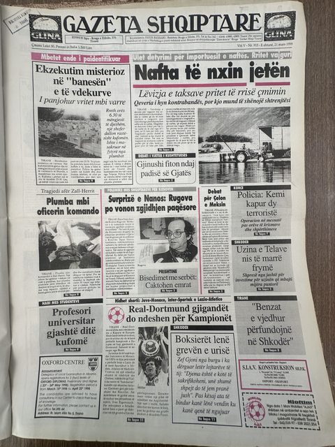 Gazeta Shqiptare 1998-03-21