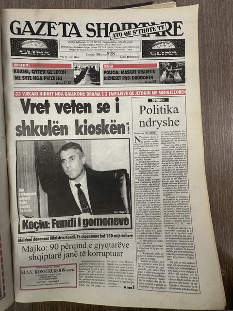 Gazeta Shqiptare 1999-01-14