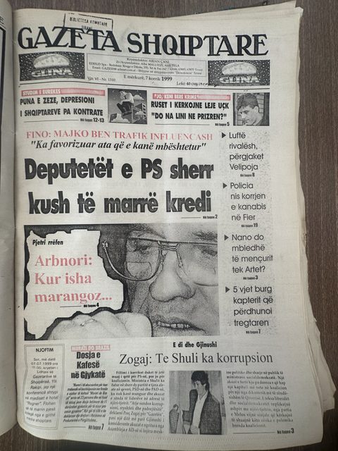 Gazeta Shqiptare 1999-07-07