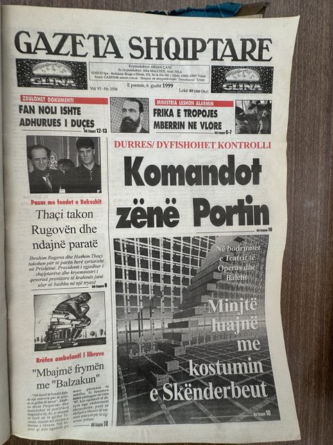 Gazeta Shqiptare 1999-08-06