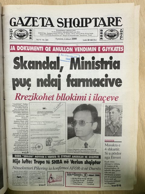 Gazeta Shqiptare 2000-02-04