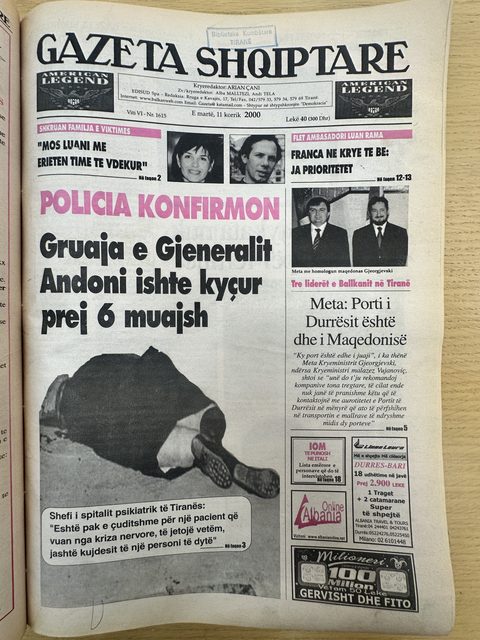 Gazeta Shqiptare 2000-07-11