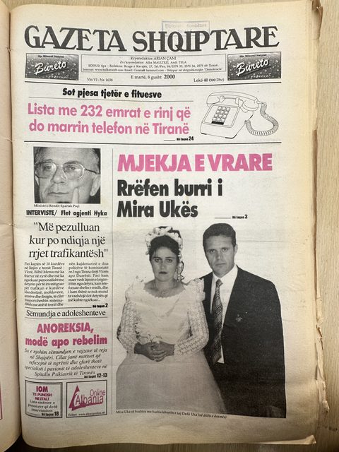 Gazeta Shqiptare 2000-08-08